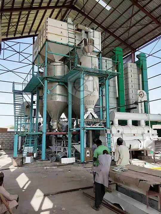 máquina vaporizadora de arroz