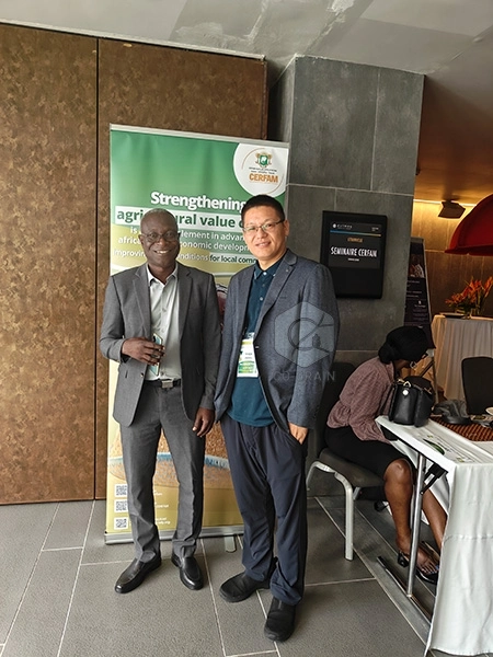 Hongjia Grain Machinery participa en la Ceremonia de Desarrollo Futuro del Procesamiento de Arroz CERFAM de África 