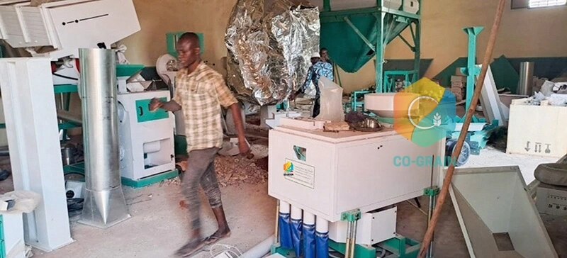 Molino de arroz 30T en Mali